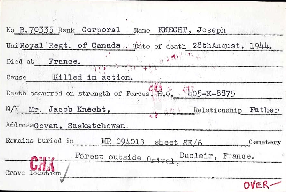 Circumstances of death