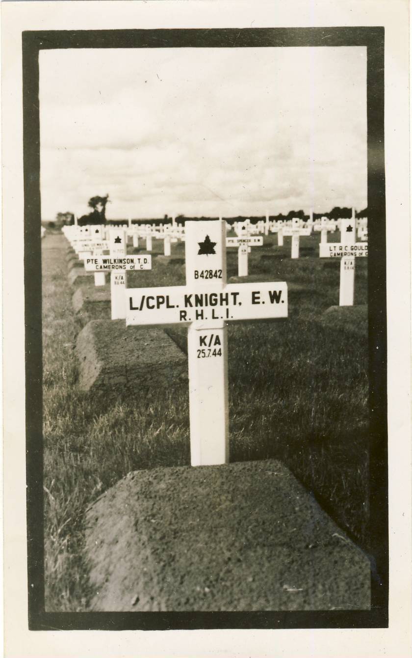 Temporary Grave Marker