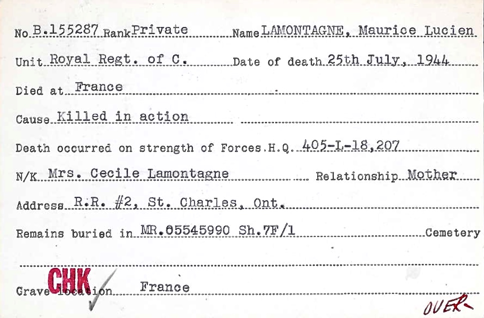 Circumstances of death