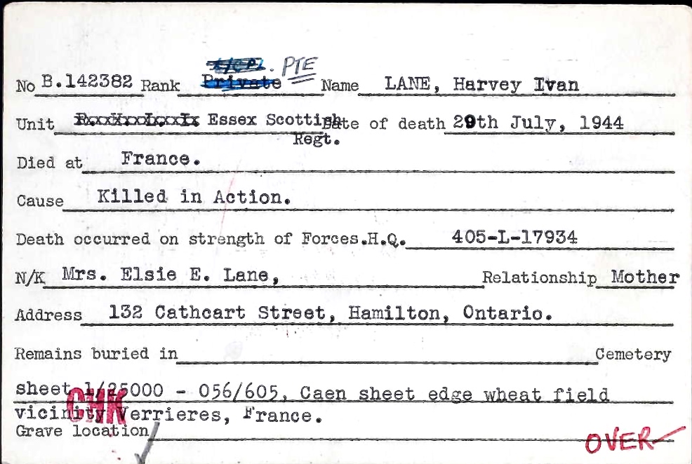 Circumstances of death