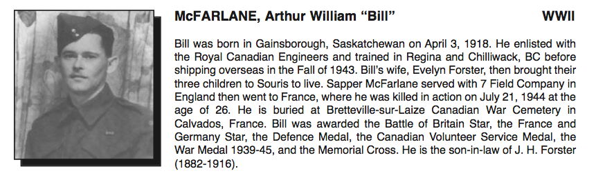 Photo of ARTHUR WILLIAM MCFARLANE