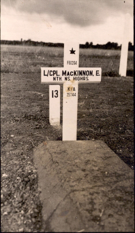 Grave Marker for Ewen MacKinnon