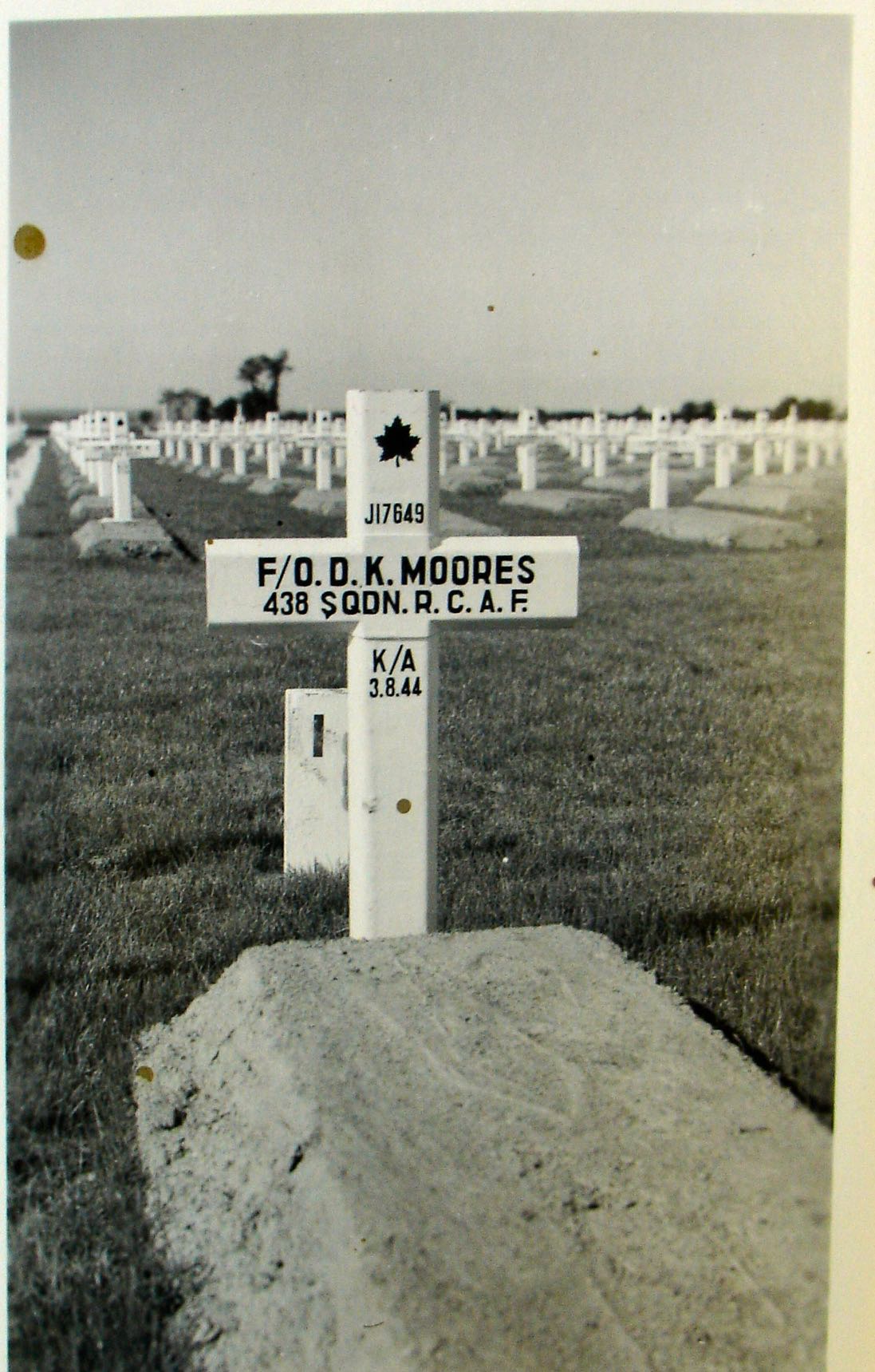 Temporary Grave Marker