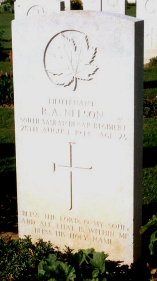 Headstone of R.A. Nelson