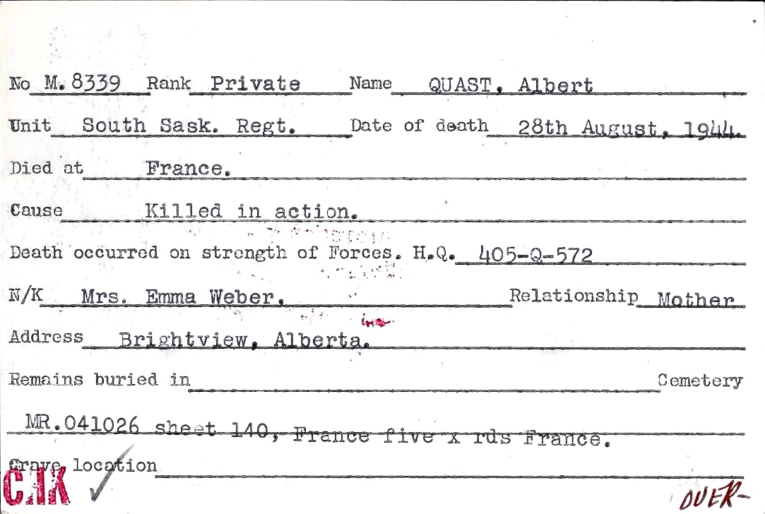 Circumstances of death