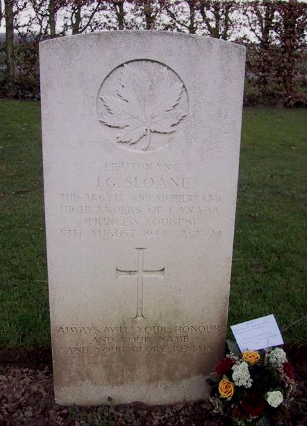 Headstone of James Gordon Sloane