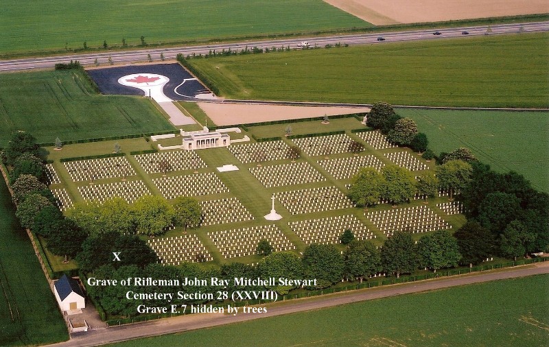 Aerial View of Cemetery