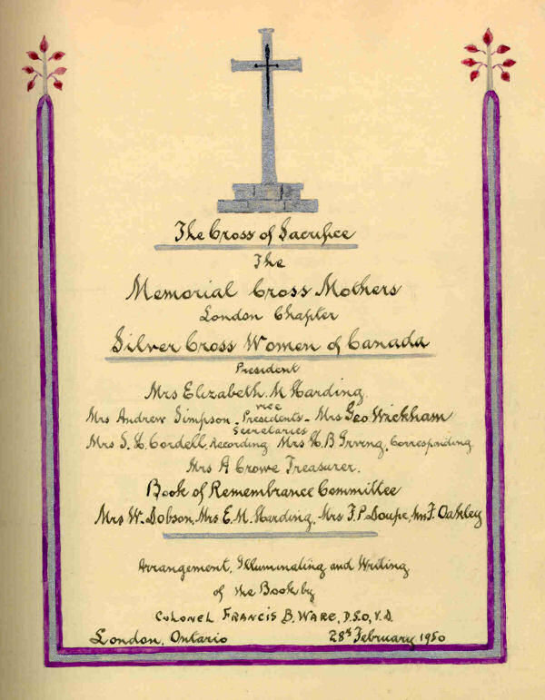 London Book of Remembrance