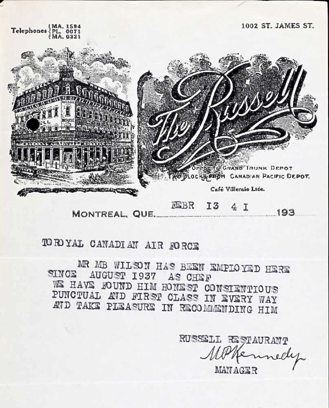 Letter of recommendation