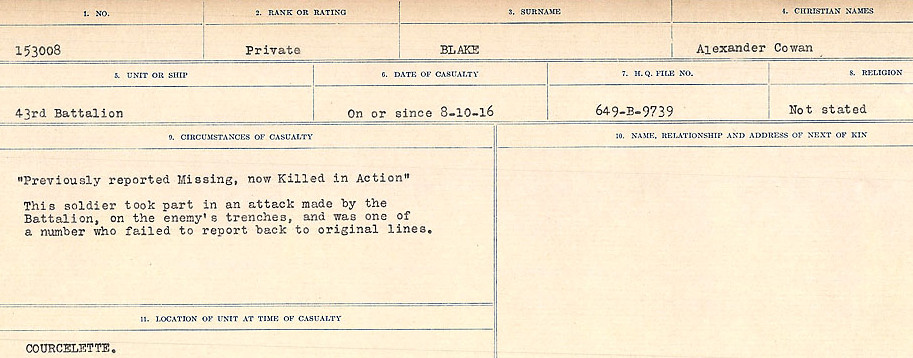 Circumstances of Death Registers