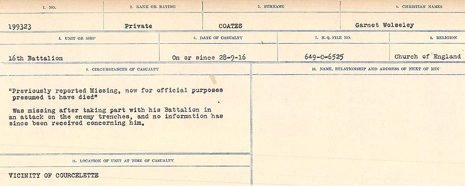 Circumstances of Death Registers