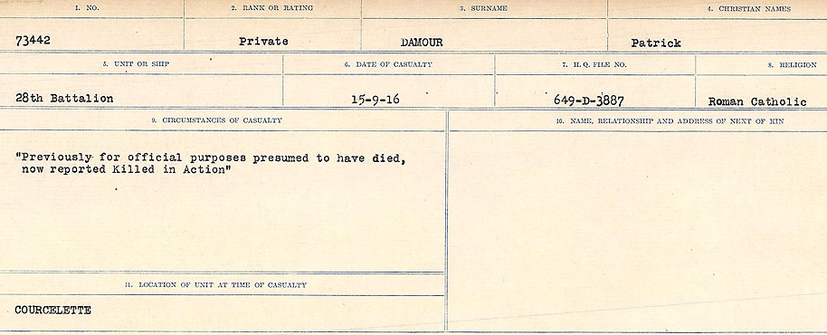Circumstances of death registers