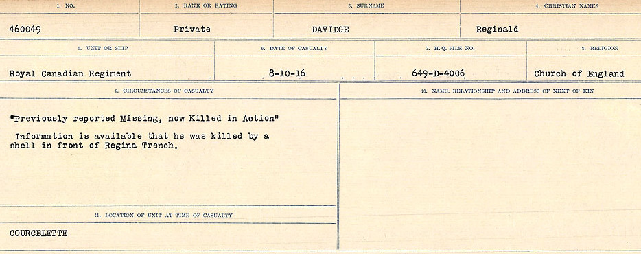 Circumstances of death registers