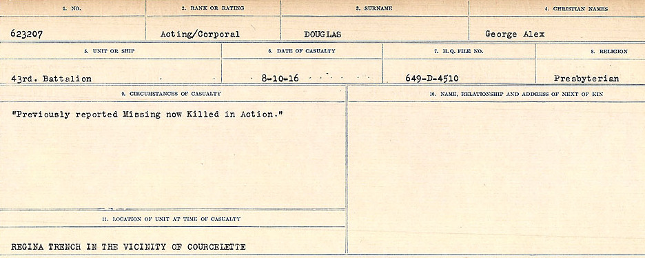 Circumstances of death registers