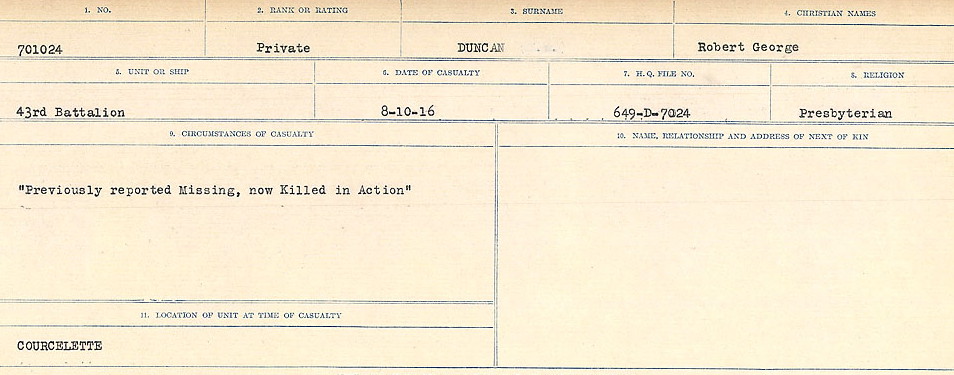 Circumstances of death registers