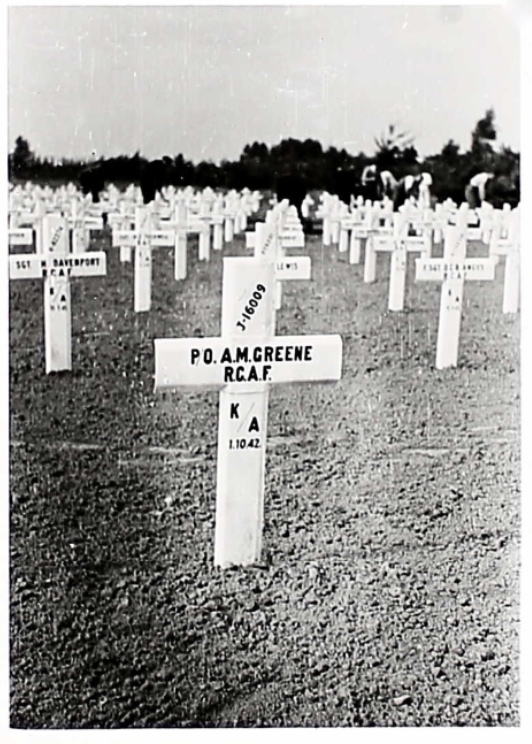 Temporary grave marker