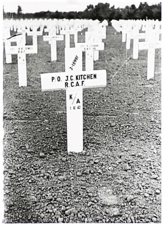 Temporary grave marker