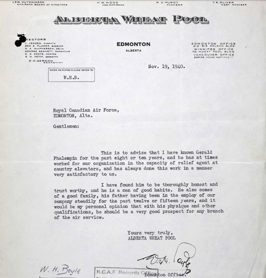 Letter of recommendation