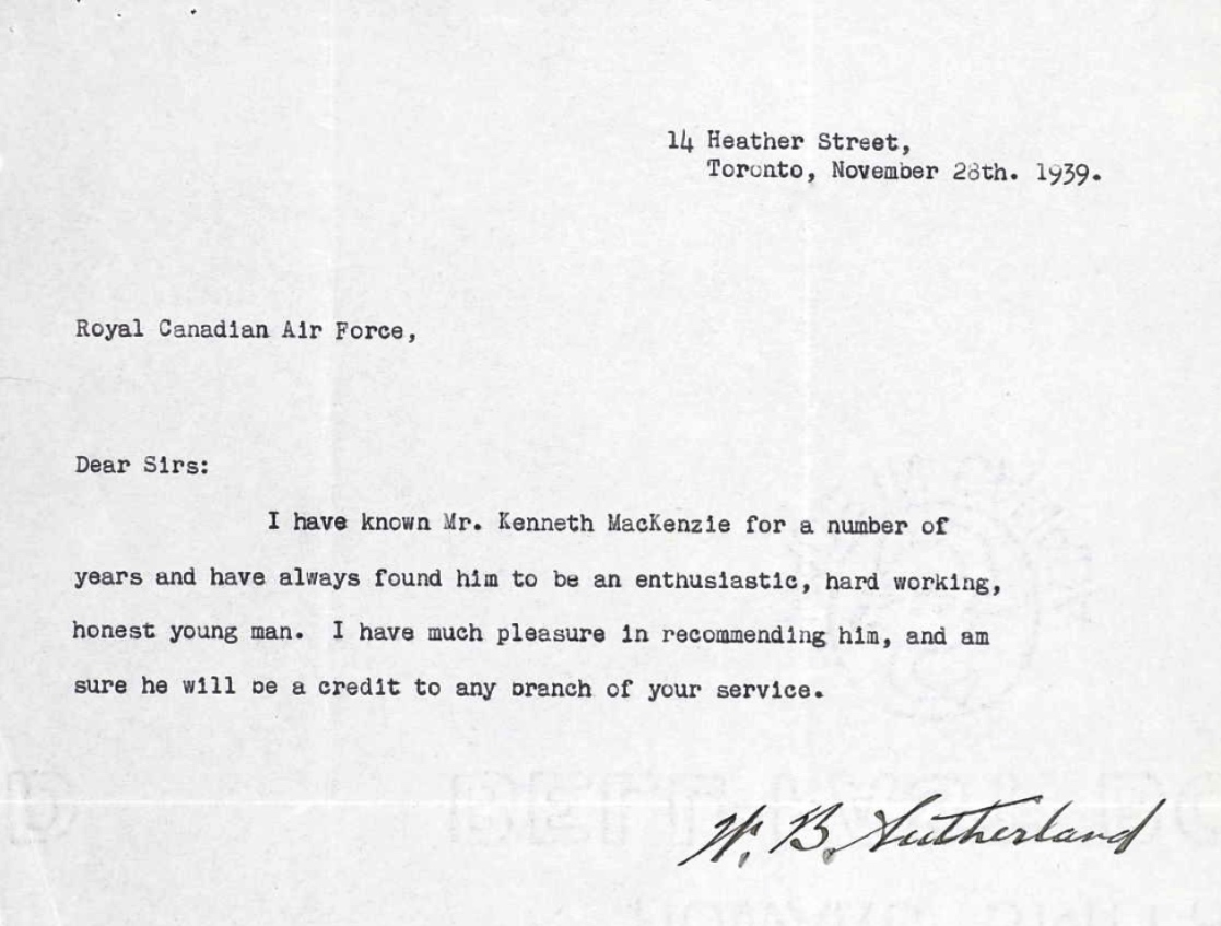 Letter of recommendation