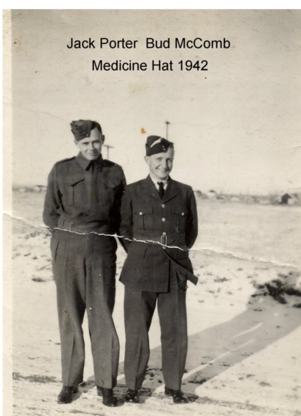 Photo of Bud McComb with Jack Porter