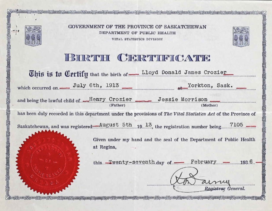 Birth Certificate