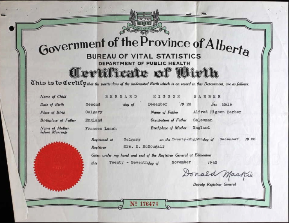Birth Certificate