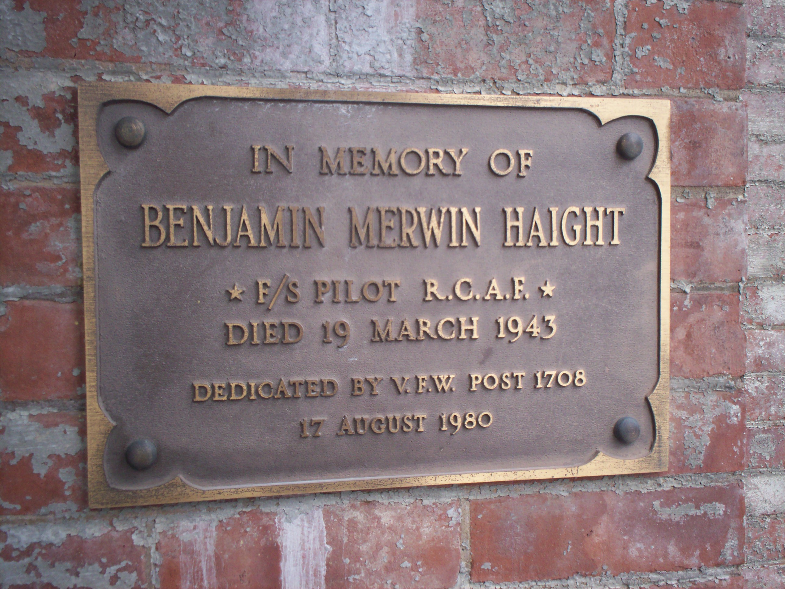 Memorial Plaque