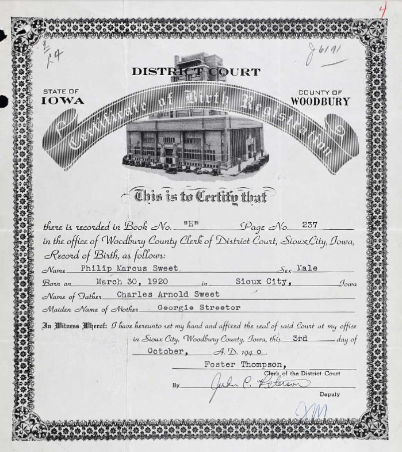 Birth certificate