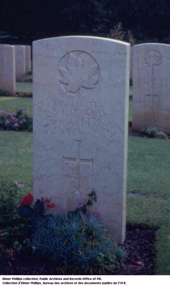 Grave marker for W.F. Douglas