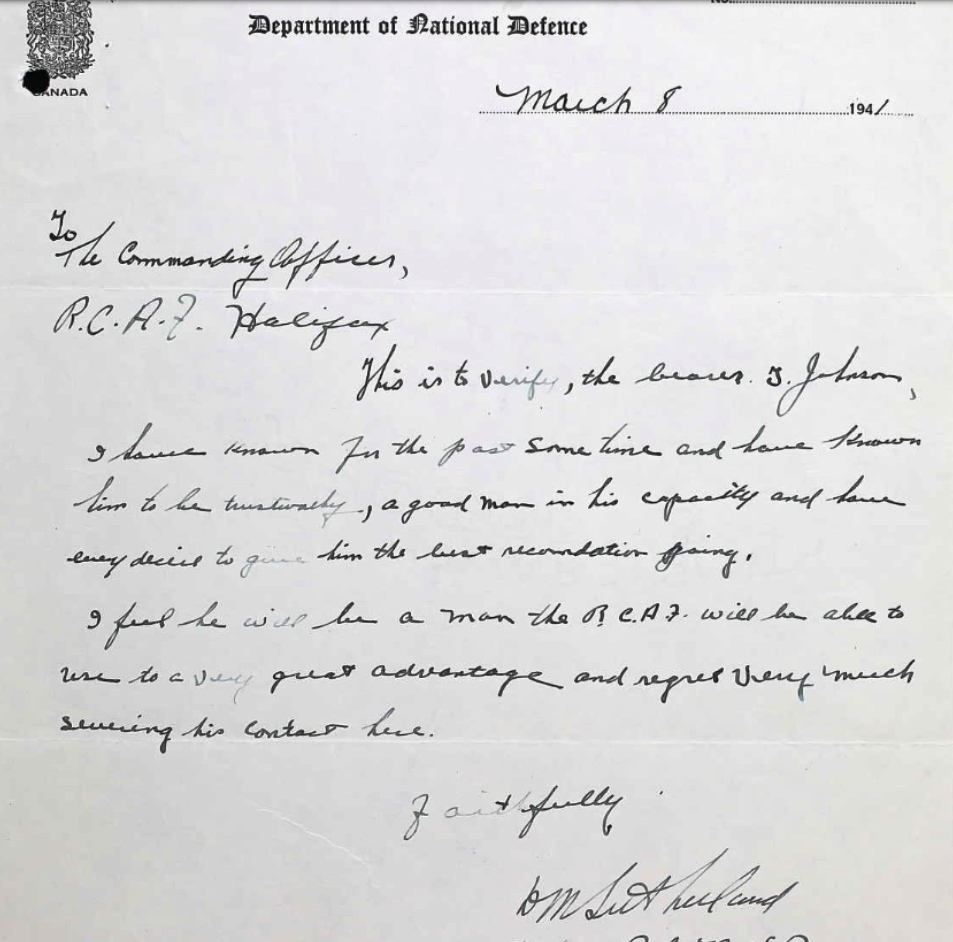 Letter of recommendation