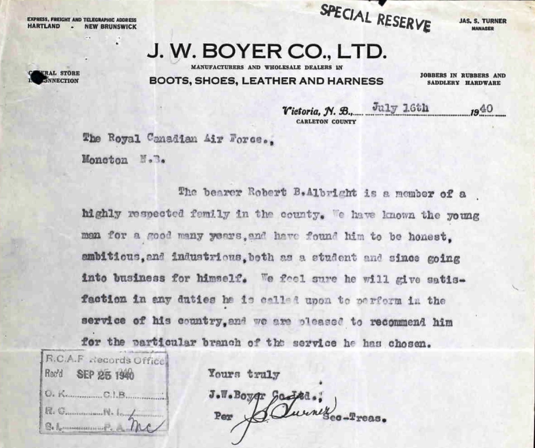 Letter of recommendation