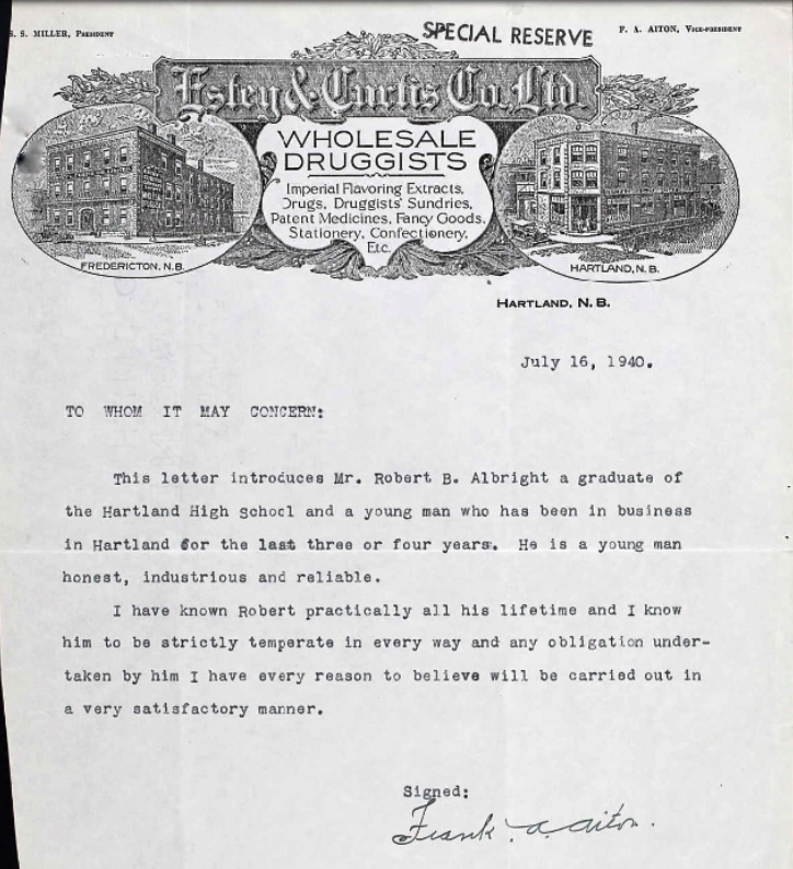 Letter of recommendation