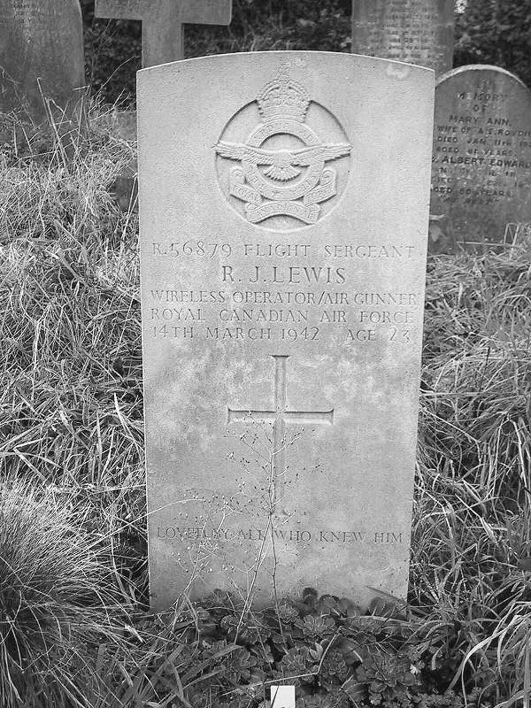 Grave Marker of Richard Lewis