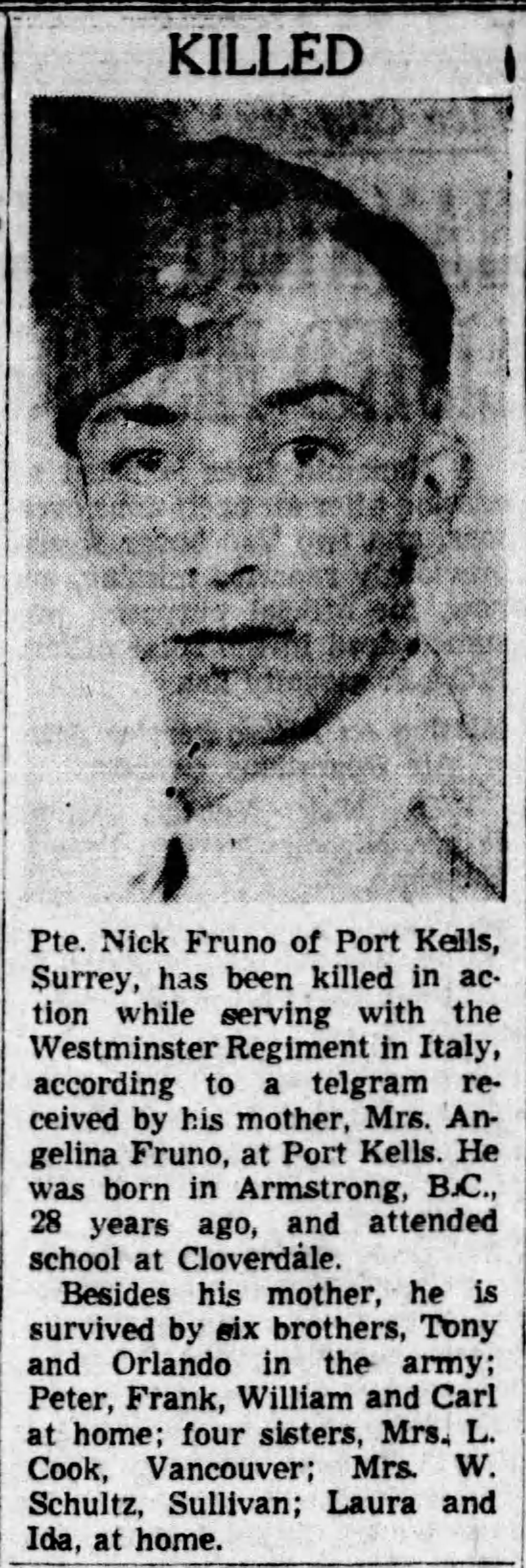 Photo of Nickolo Fruno