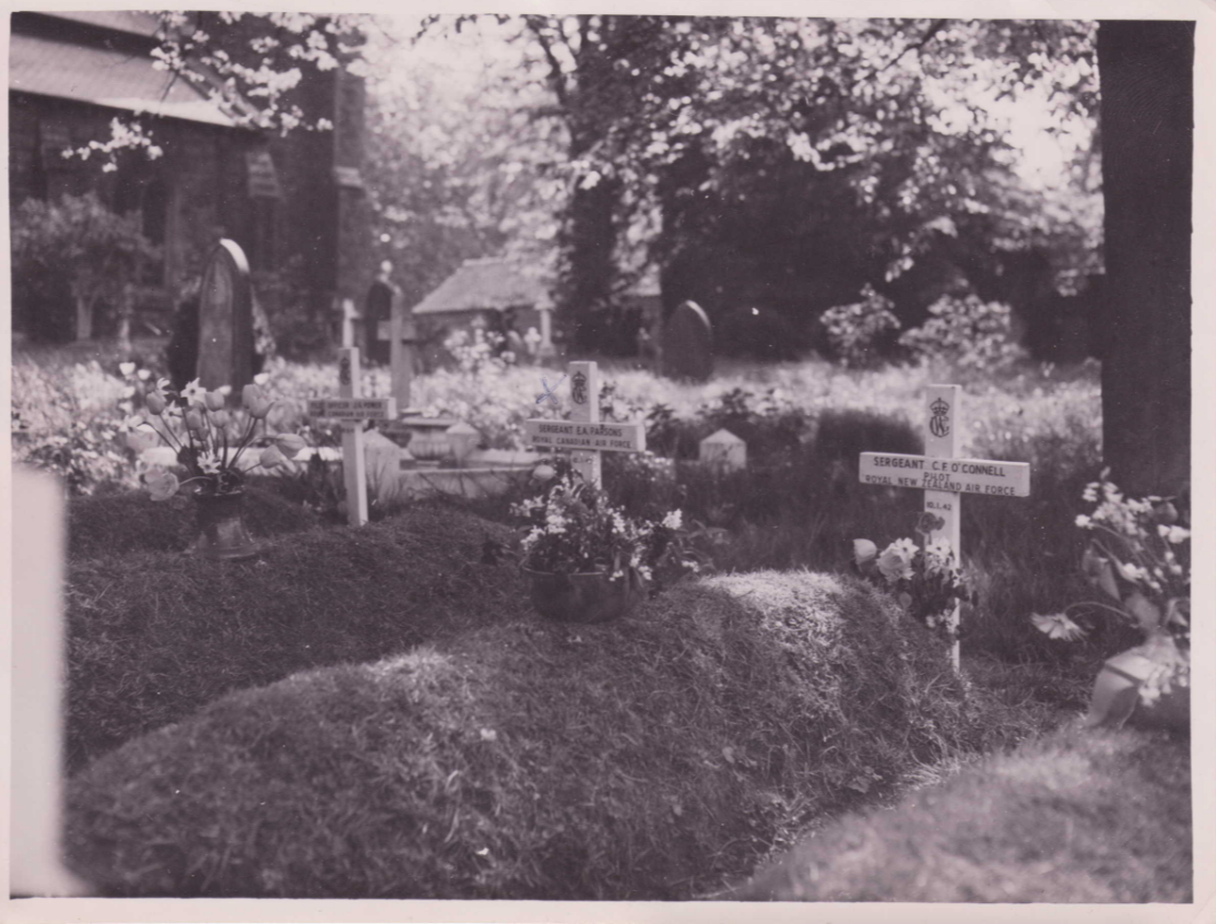 Temporary grave marker