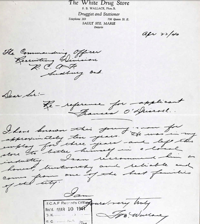 Letter of recommendation