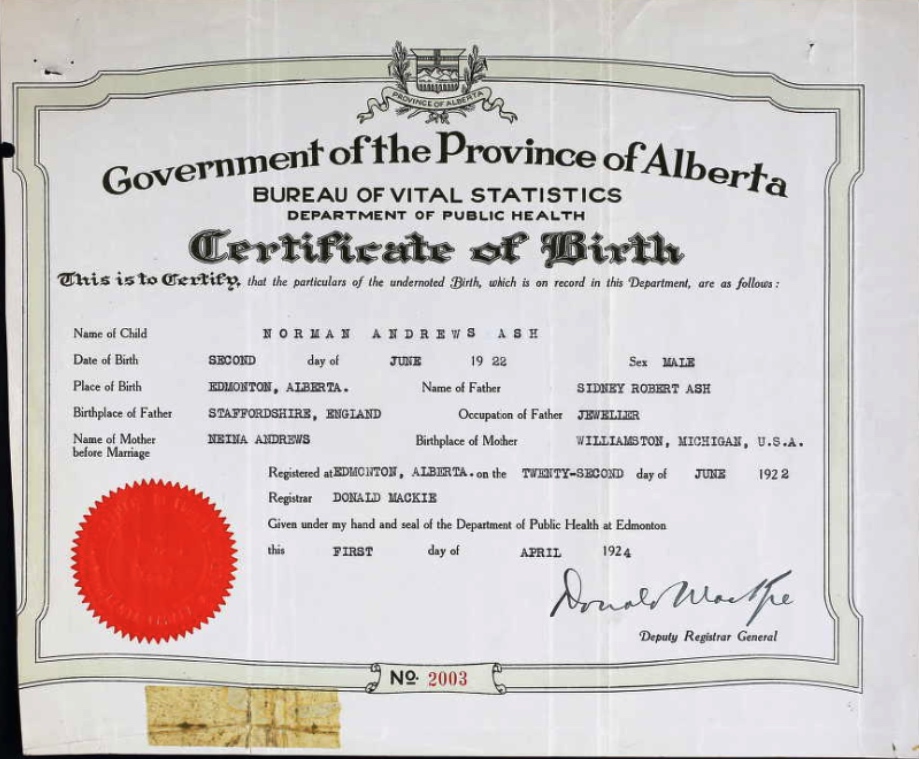 Birth Certificate