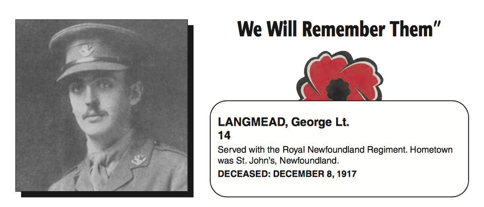 Photo of GEORGE LANGMEAD