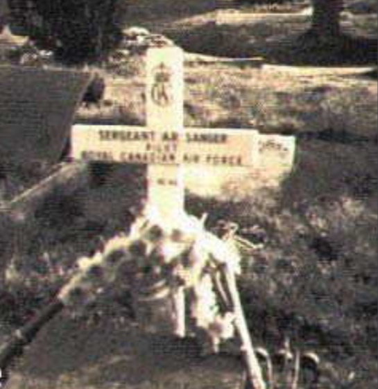 Temporary grave marker
