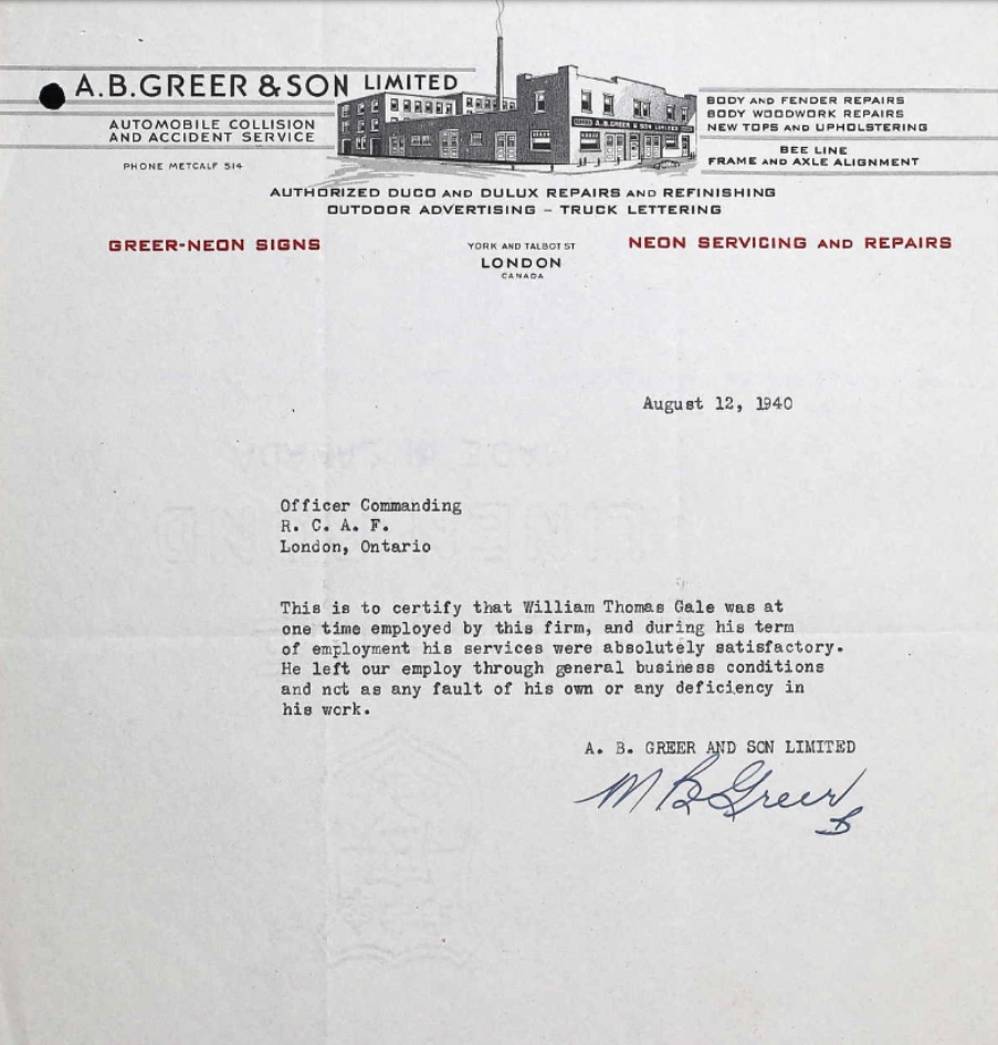 Letter of recommendation