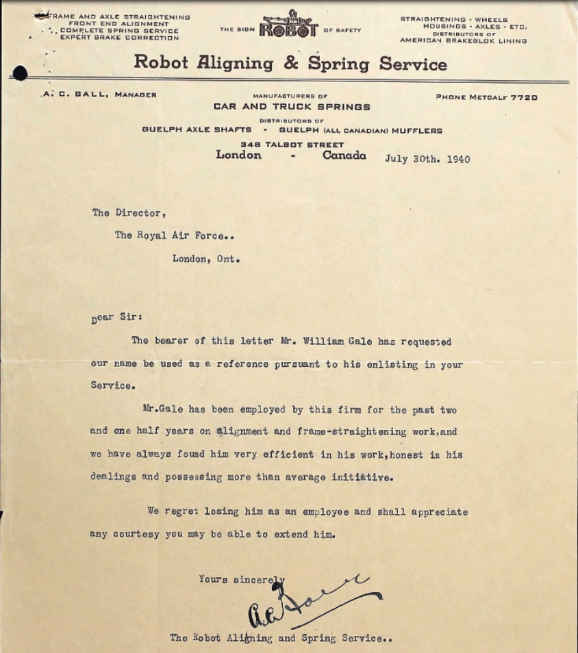 Letter of recommendation