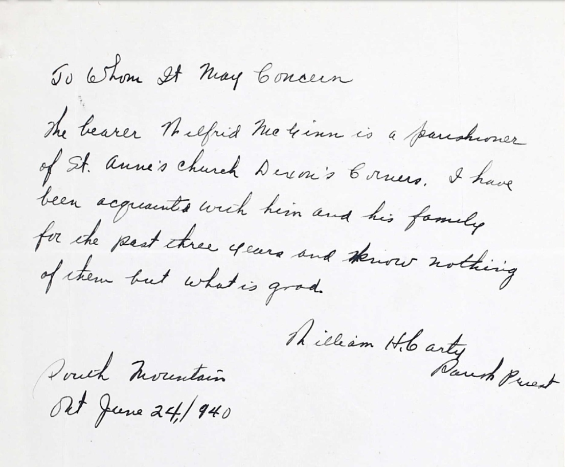 Letter of recommendation