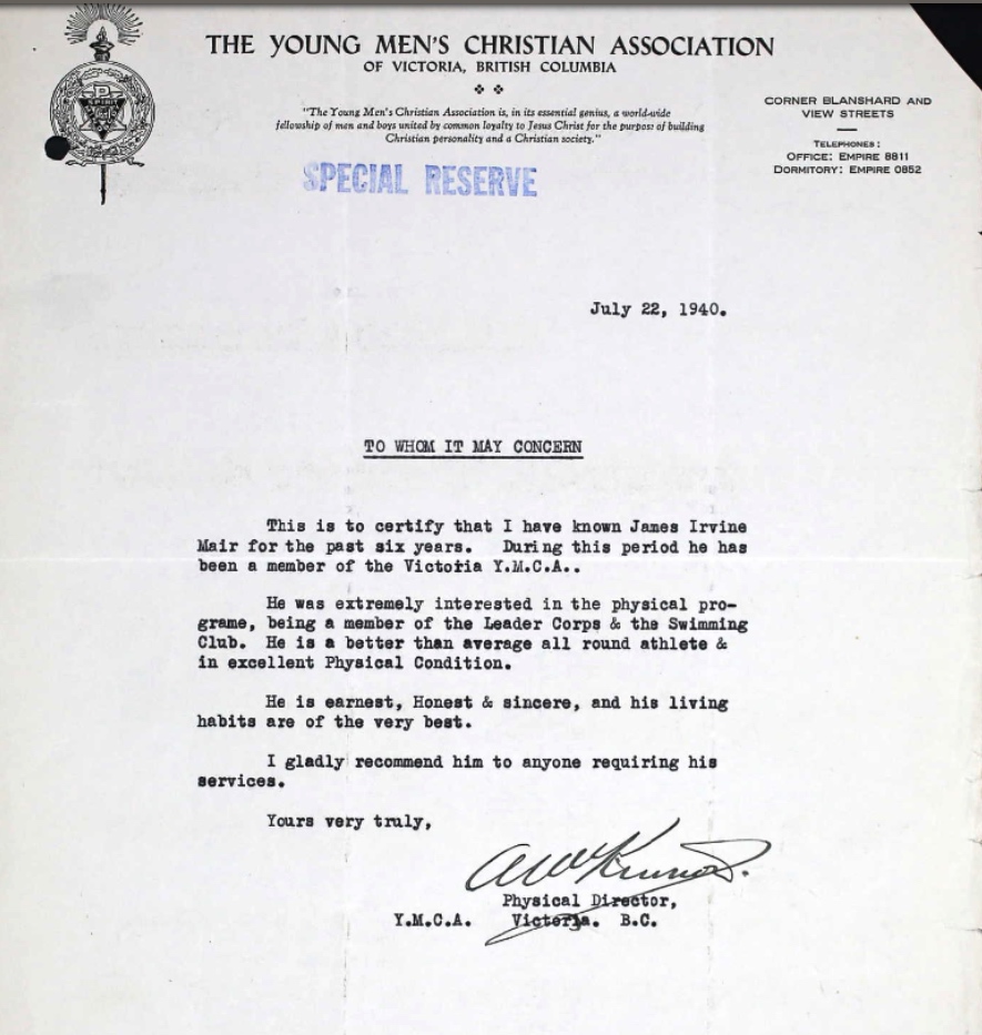 Letter of recommendation