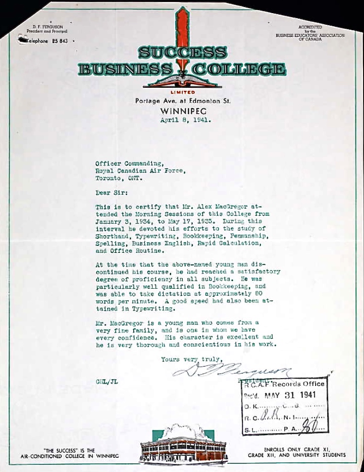 Letter of recommendation