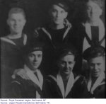 A group of Navy men from the Second World War