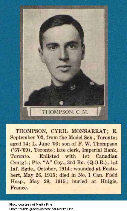 Photo of Cyril Monsarrat Thompson