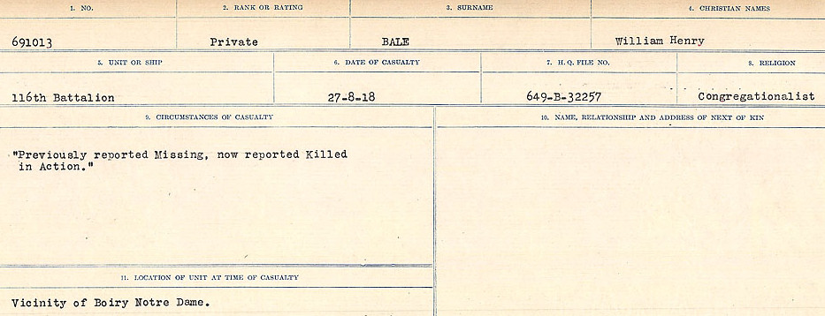 Circumstances of Death Registers