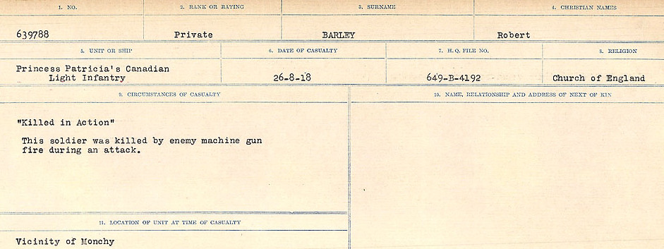 Circumstances of Death Registers