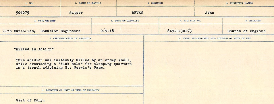 Circumstances of Death Registers