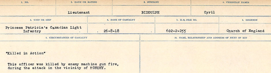 Circumstances of Death Registers